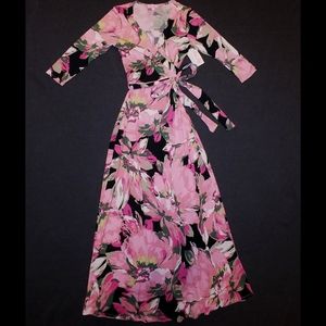 Pink Lily I'll Be Yours Floral Maxi Dress